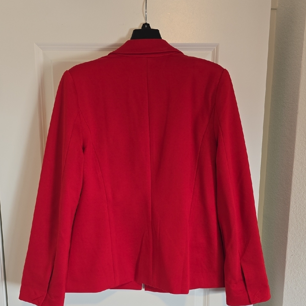 SPANX Vibrant Red Blazer and Pants Set - Picture 4 of 7